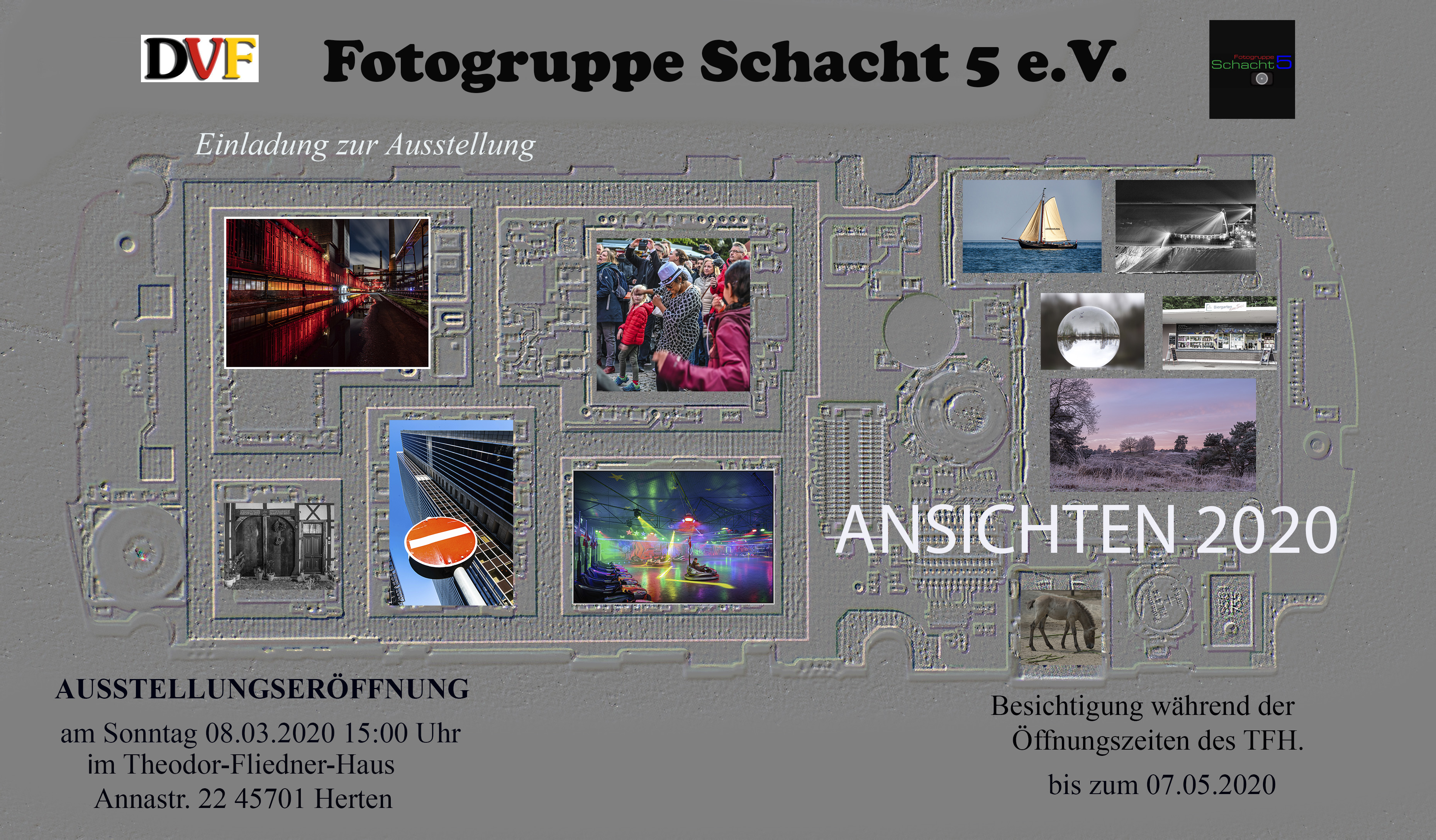 Ausstellung Fotogruppe Schacht 5 e.V. Ansichten 2020